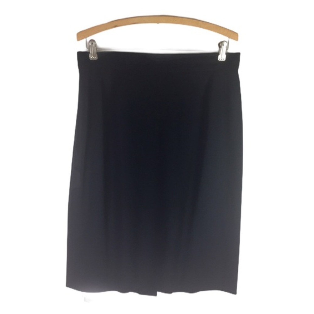 ESCADA Vintage pencil skirt dark navy wool lined 42/8-10